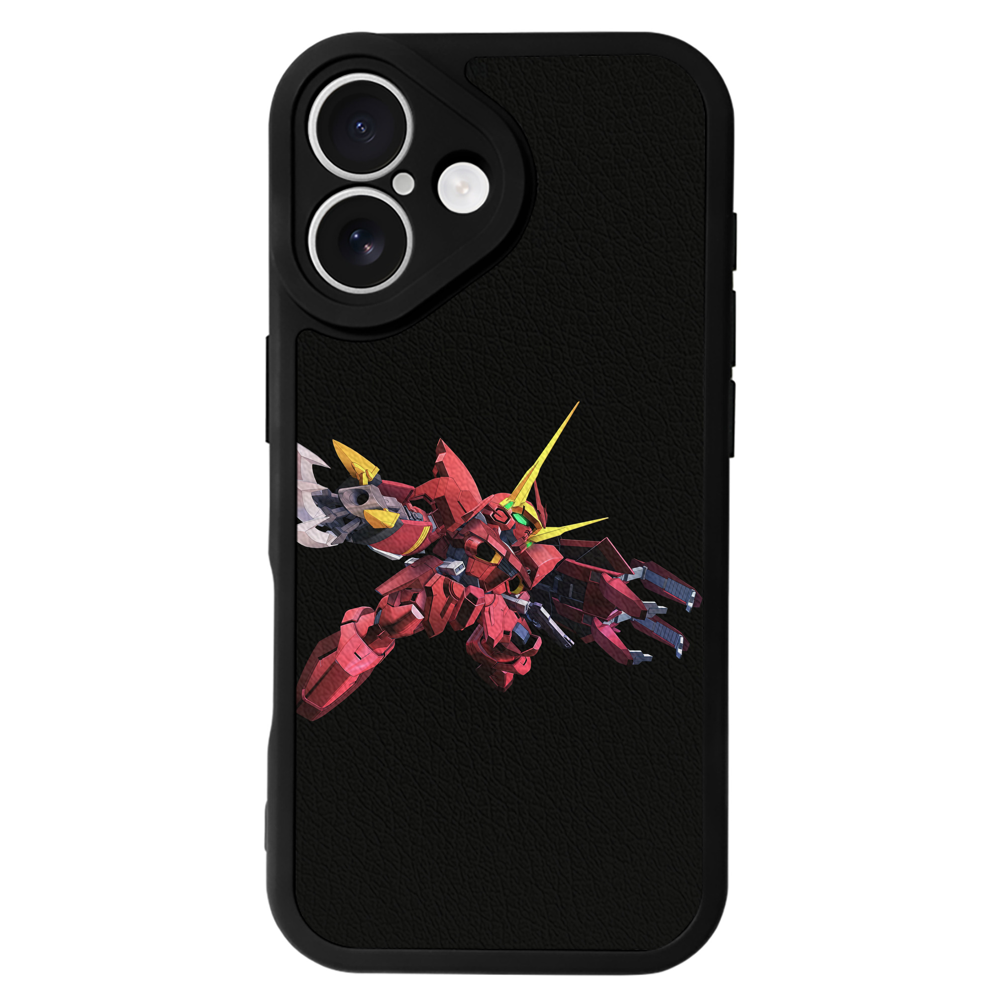 （画像用） 機動戦士ガンダム Mobile Suit Gundam 【iPhone 16シリーズ対応】シリコンスマホケース（レザー調） 材質：シリコン
